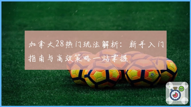 加拿大28热门玩法解析：新手入门指南与高效策略一站掌握